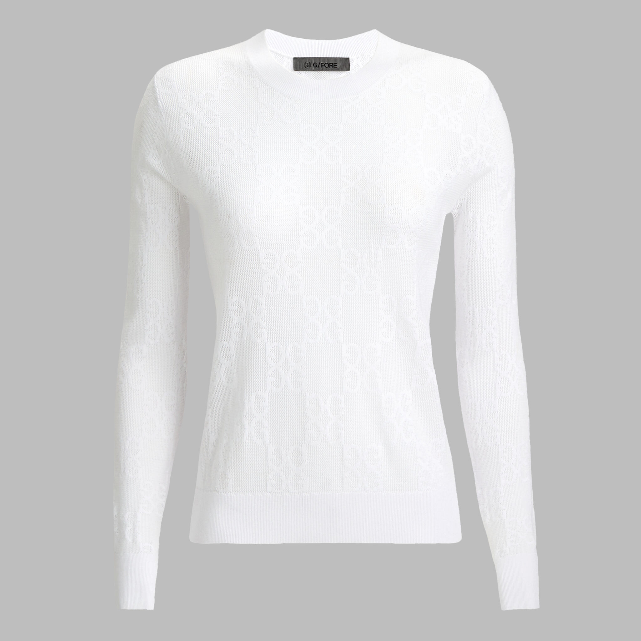 POINTELLE G CREWNECK SWEATER