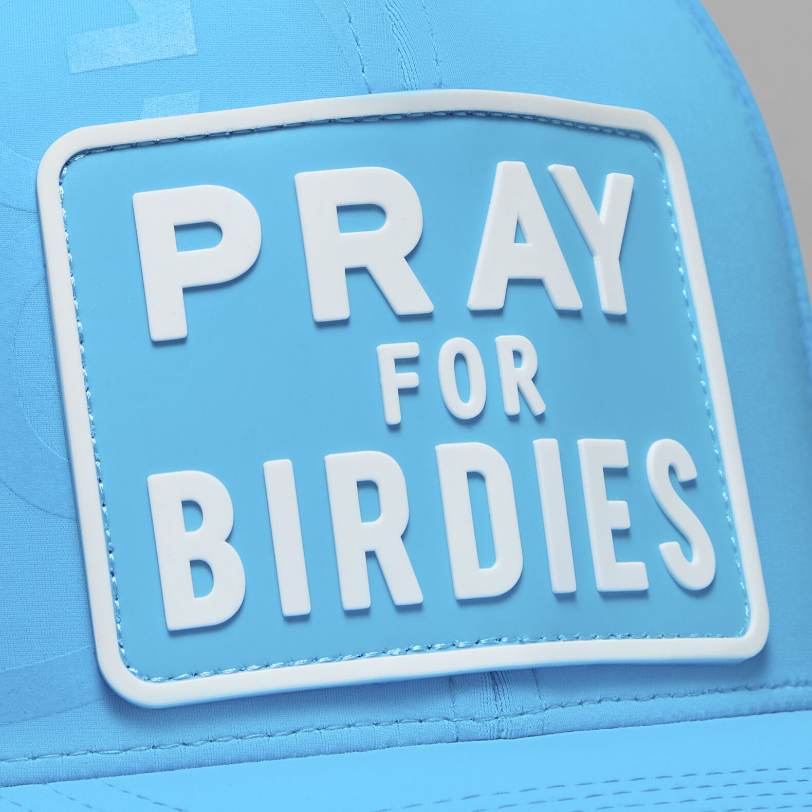 PRAY FOR BIRDIES PERFORATED DELTA HAT