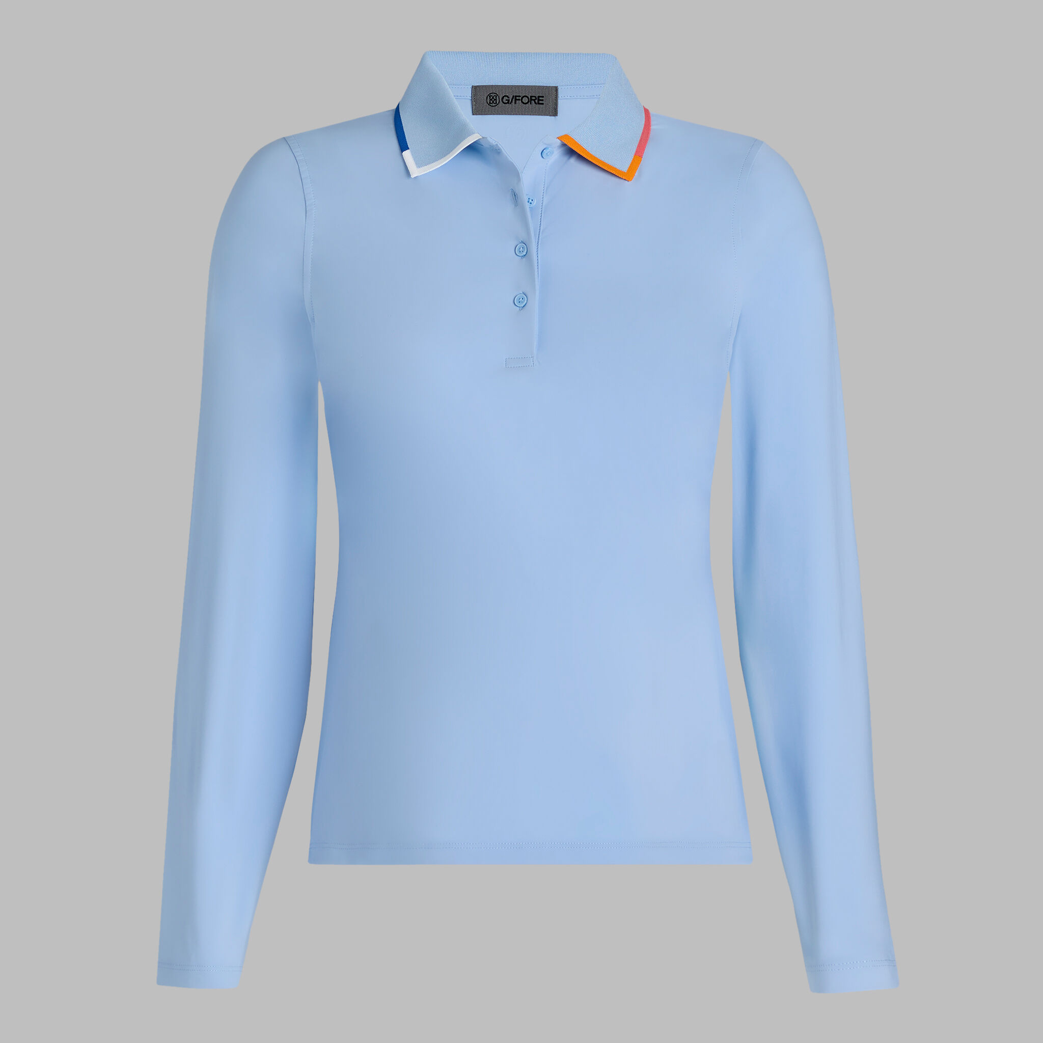 SILKY TECH NYLON LONG SLEEVE POLO