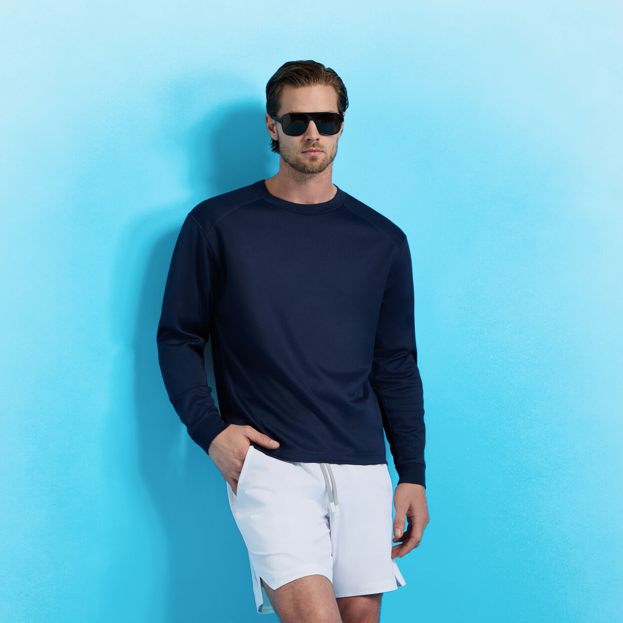 COTTON JERSEY LONG SLEEVE TEE