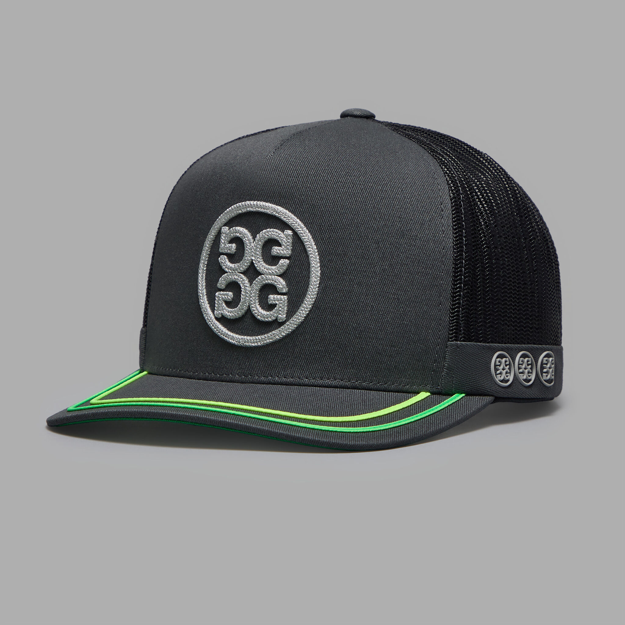 SOUTACHE KNIT INTERLOCK TALL TRUCKER HAT