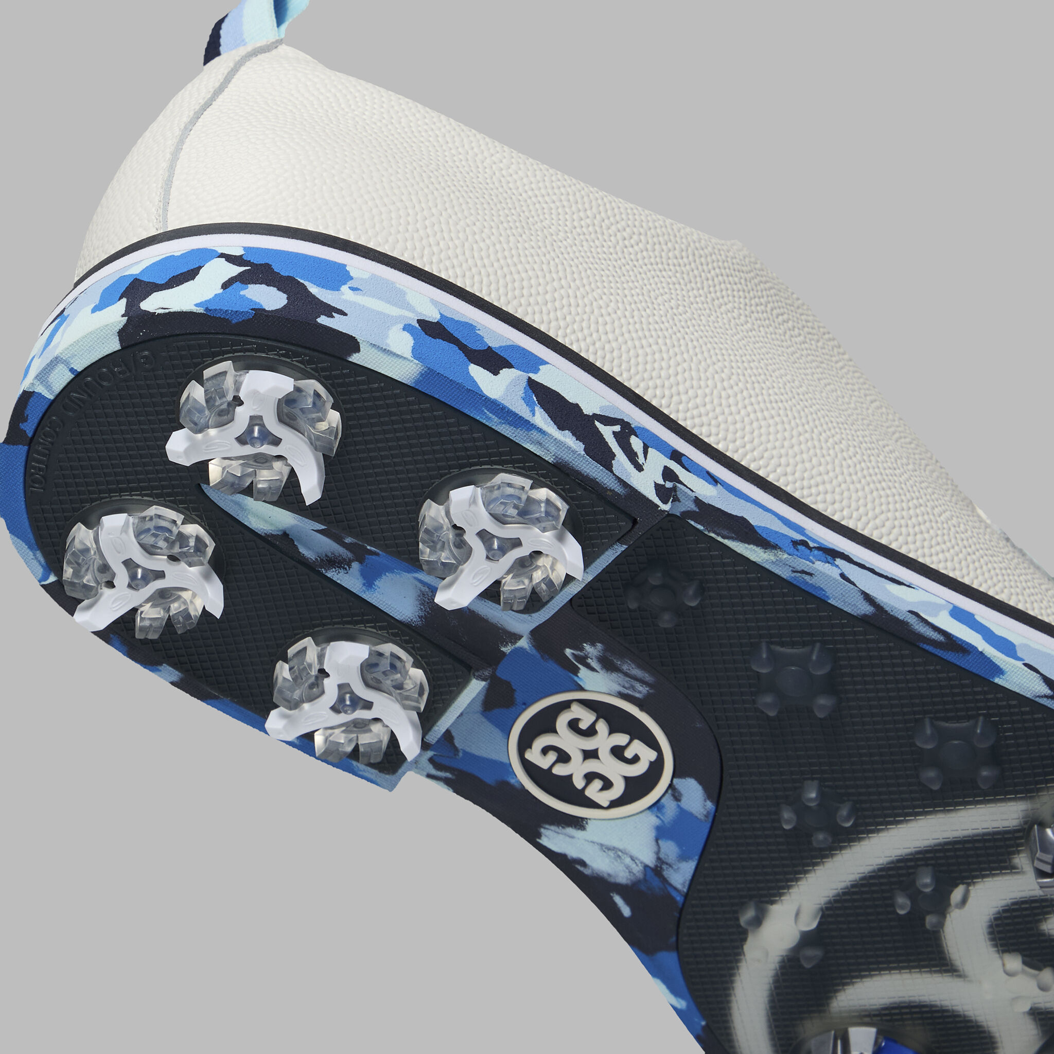 MEN'S GALLIVANTER G/LOCK LEATHER CAMO SOLE GOLF SHOE
