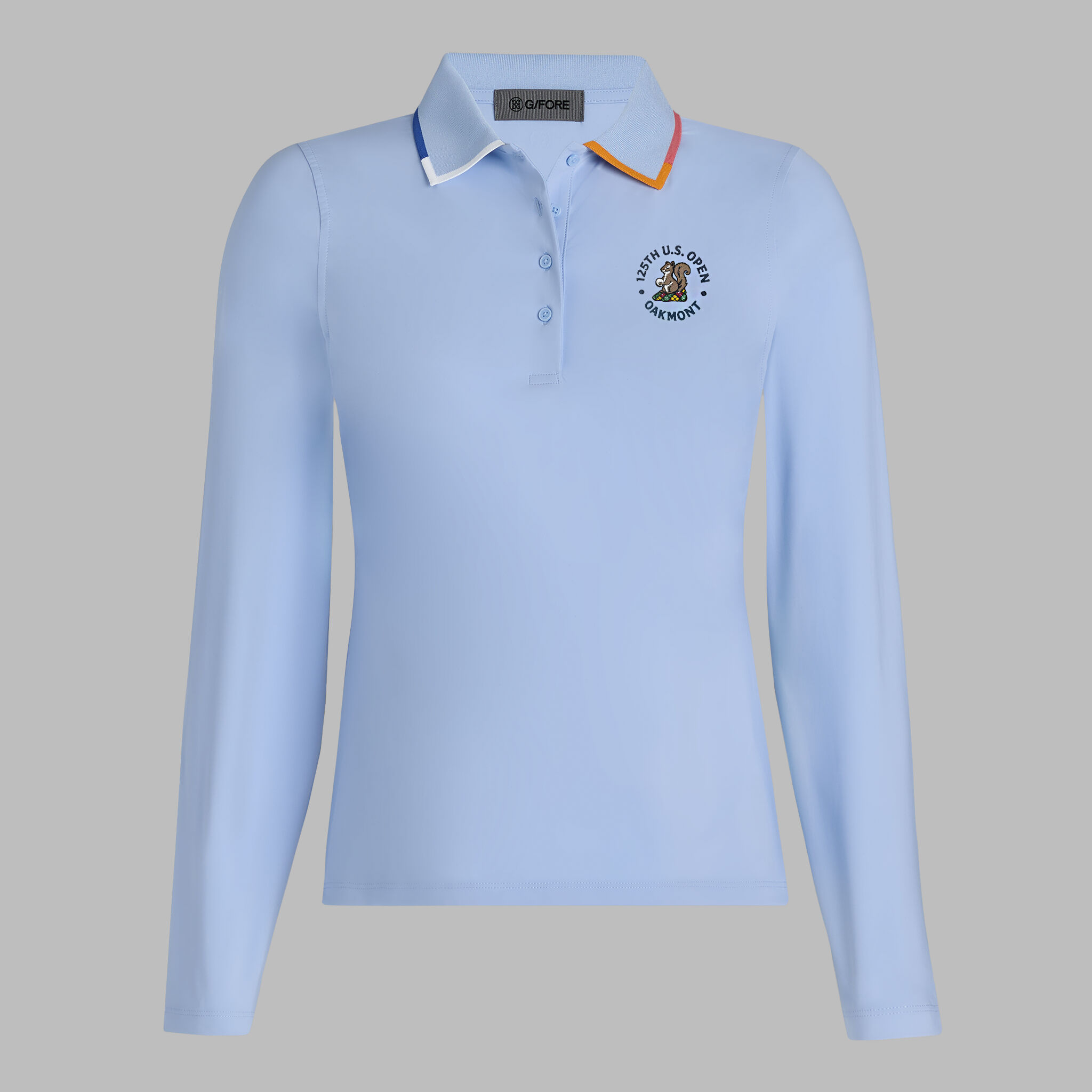 LTD RELEASE 2025 U.S. OPEN SILKY TECH NYLON LONG SLEEVE POLO