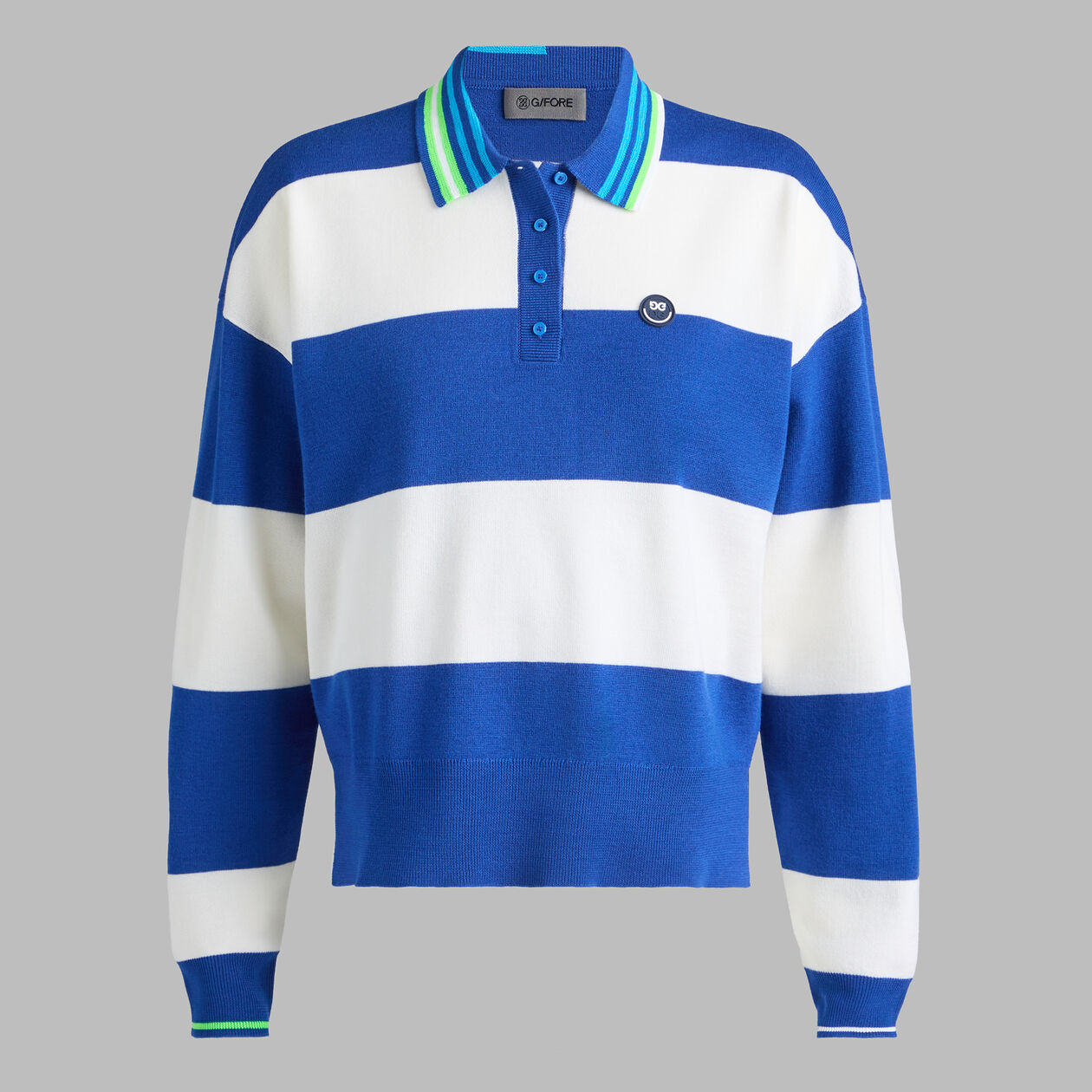 HAPPY G'S MERINO WOOL RUGBY SWEATER