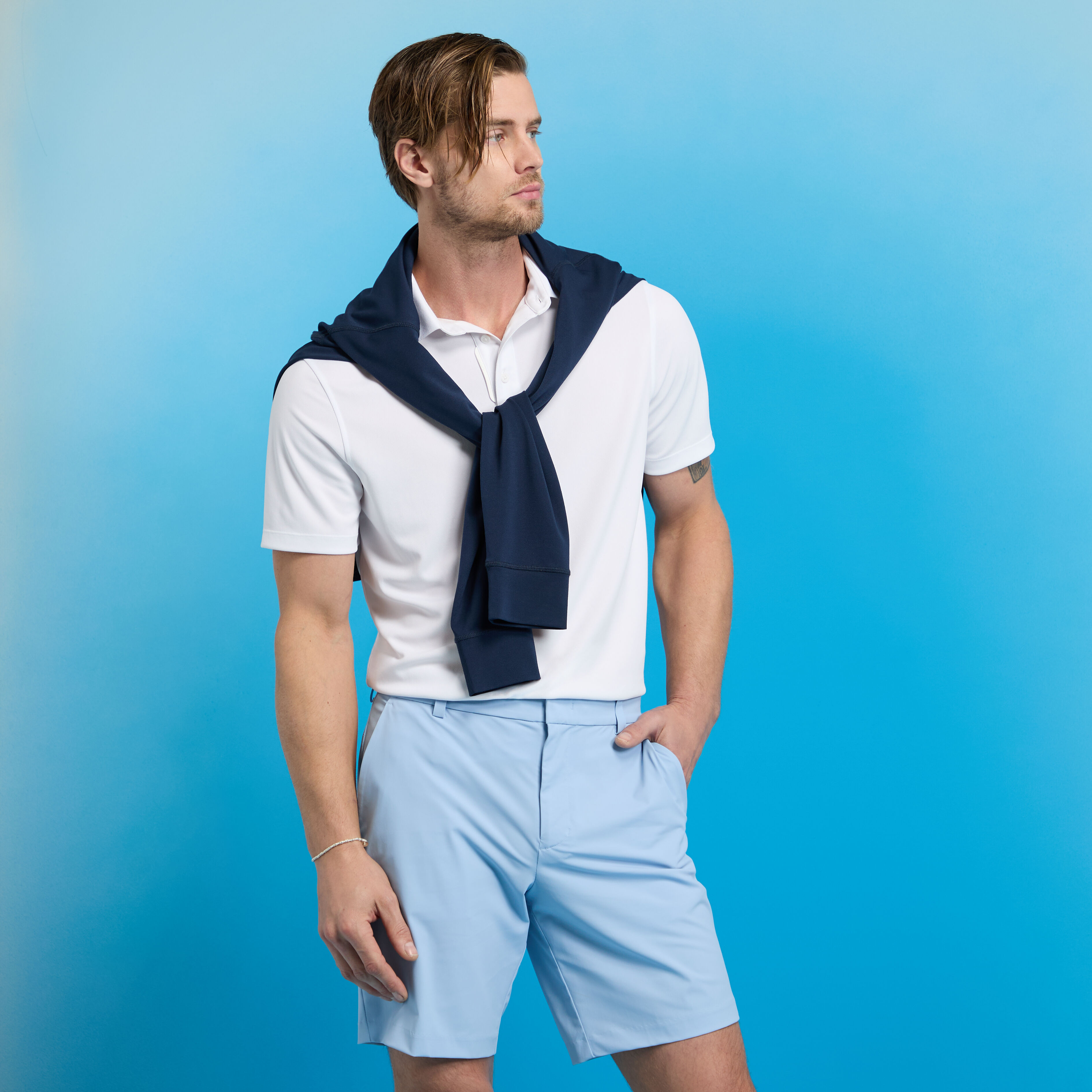 TECHNICAL COTTON BLEND POLO