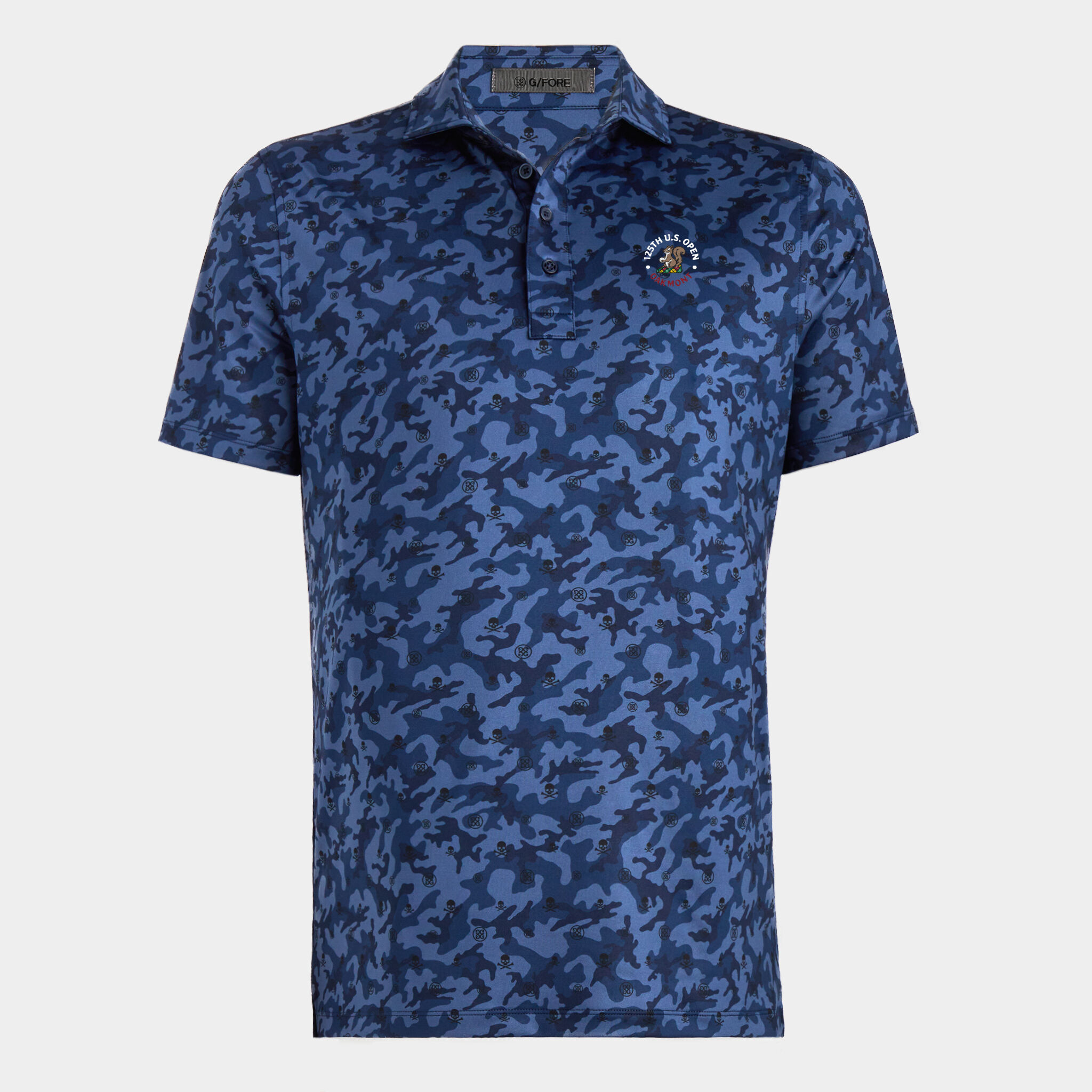 LTD RELEASE 2025 U.S. OPEN MAPPED ICON CAMO TECH JERSEY POLO