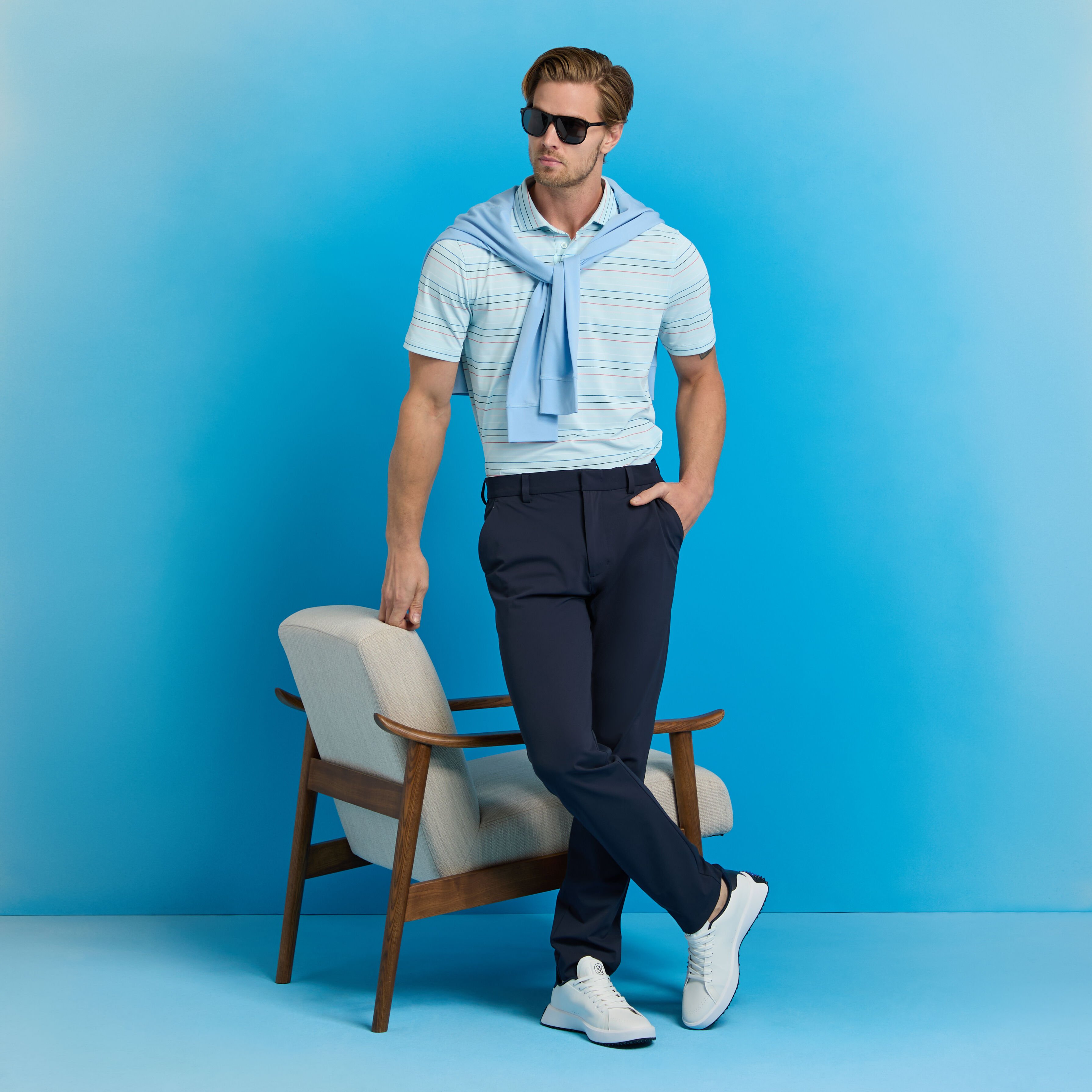 WARP KNIT STRAIGHT LEG PANT
