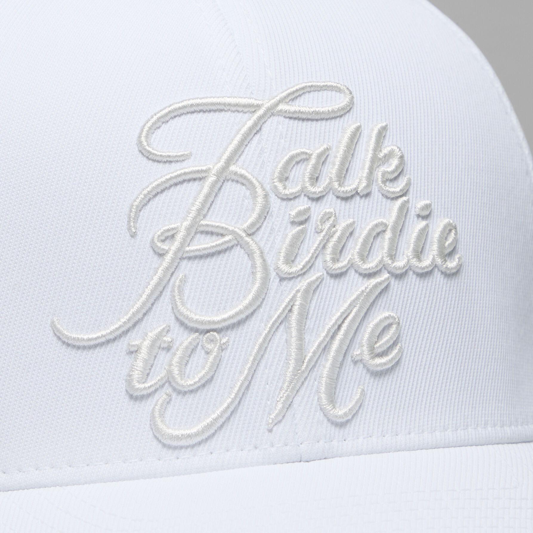 SATIN STITCH TALK BIRDIE TO ME HAT