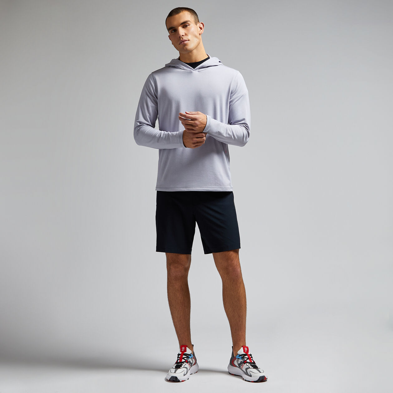 BRUSHED BACK TECH HOODIE