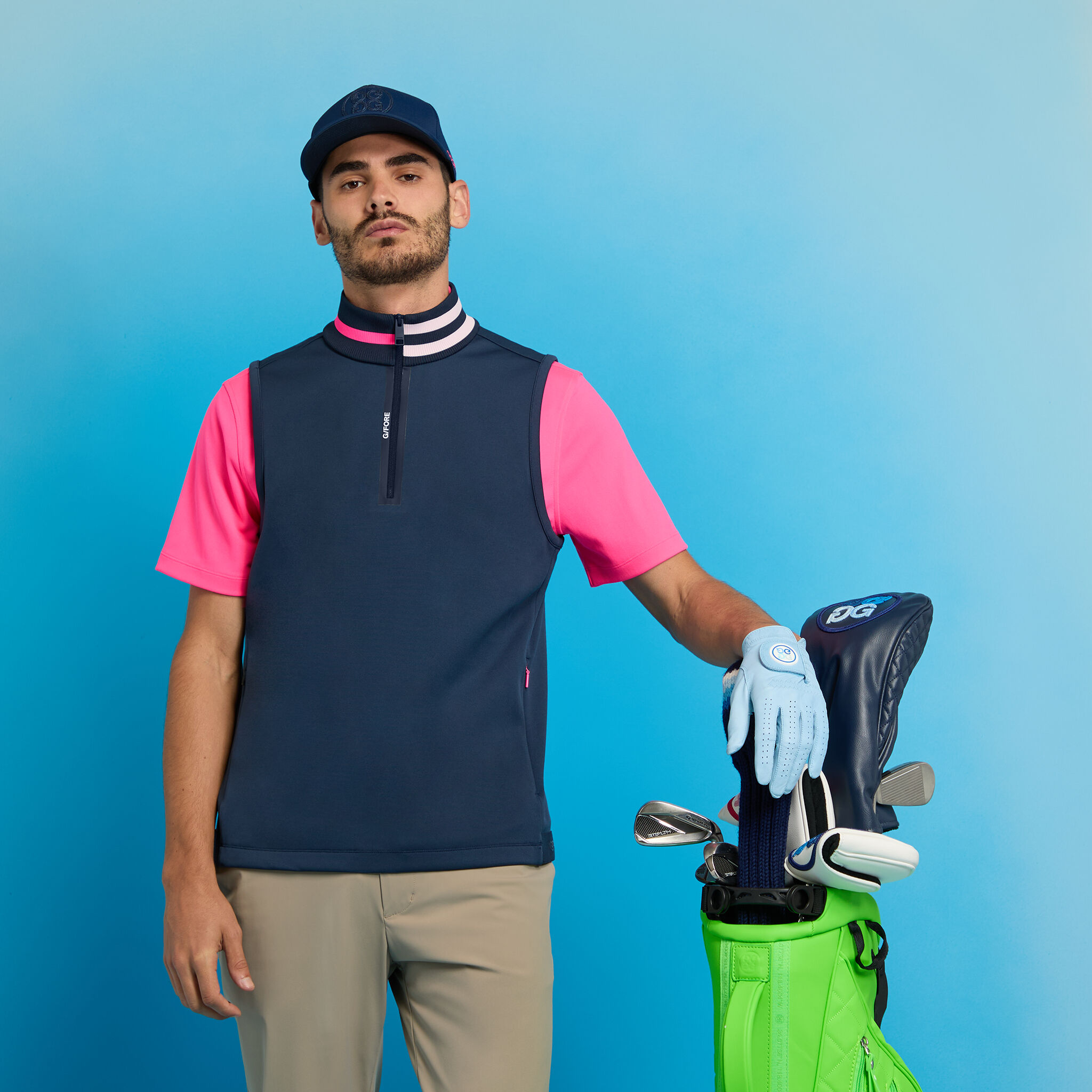 DOUBLE KNIT PIQUÉ VEST