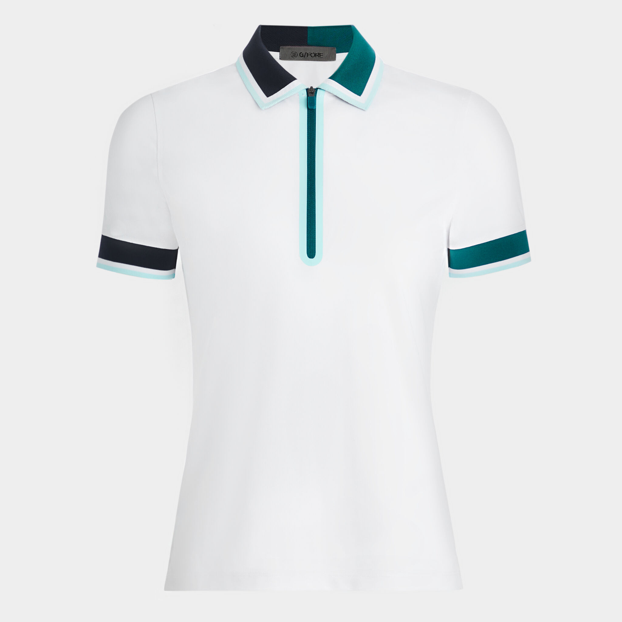 TUX COLLAR TECH PIQUÉ ZIP POLO