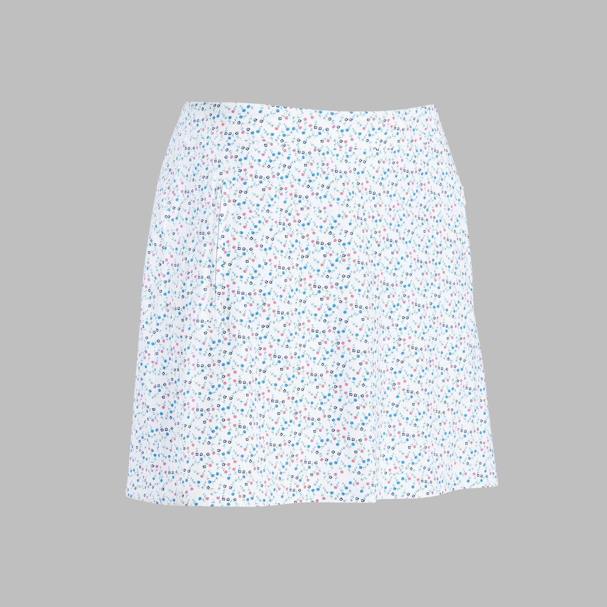 AYE POPPY SILKY TECH NYLON A-LINE SKORT