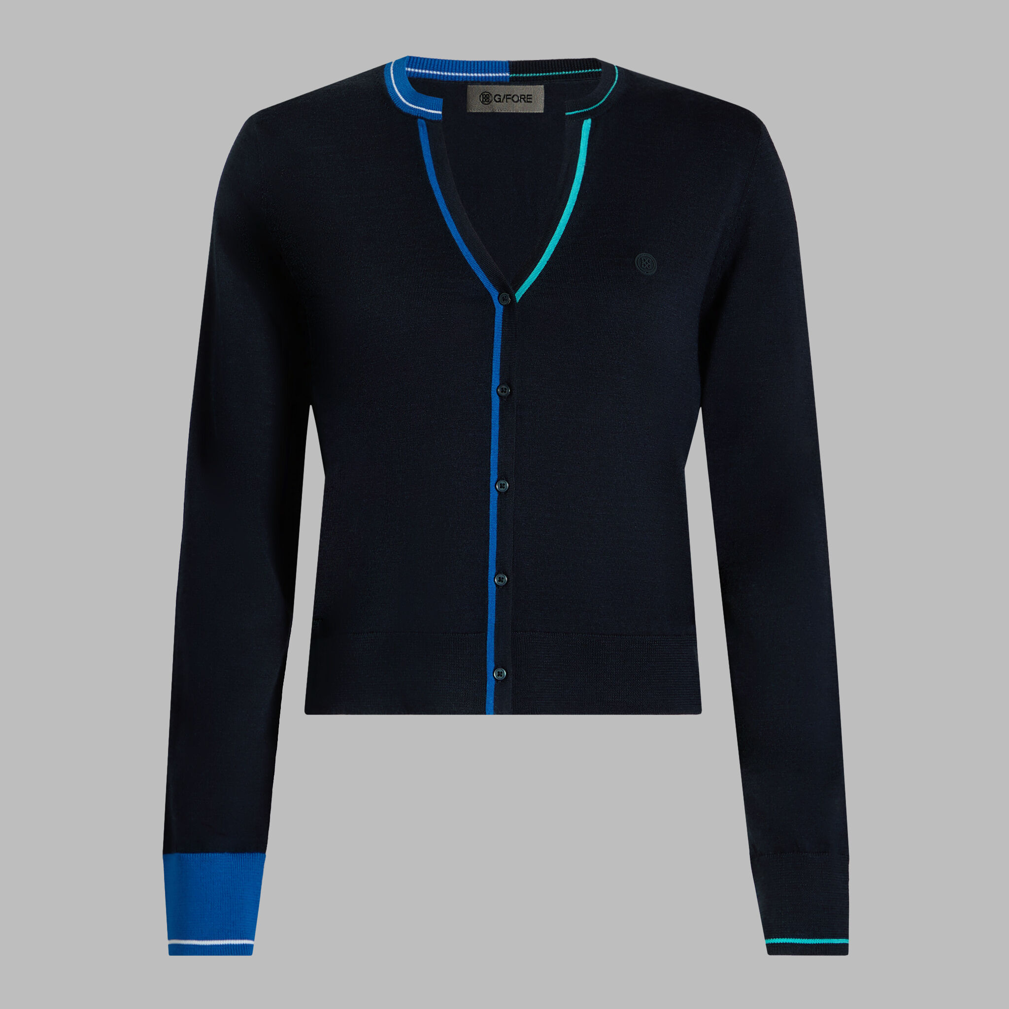 FITTED MERINO WOOL CARDIGAN