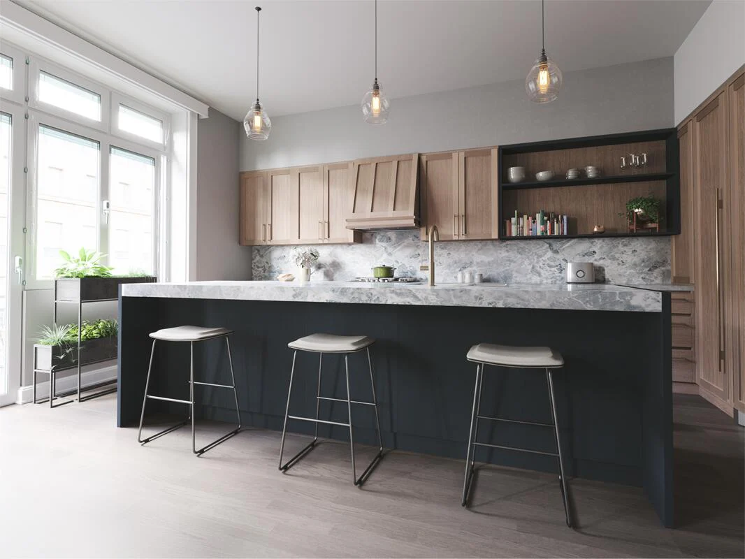 Zephyr 42'' Monsoon Mini II Cabinet Insert Hood 600 CFM LED Lights