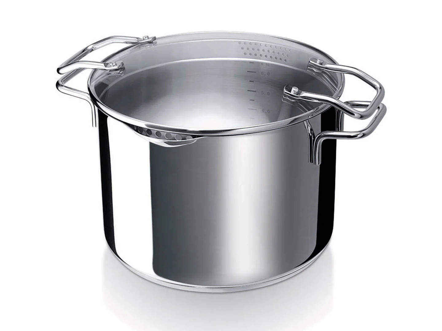 BEKA Abgießtopf EMPORO 24 cm 7,6L mit Abgießdeckel