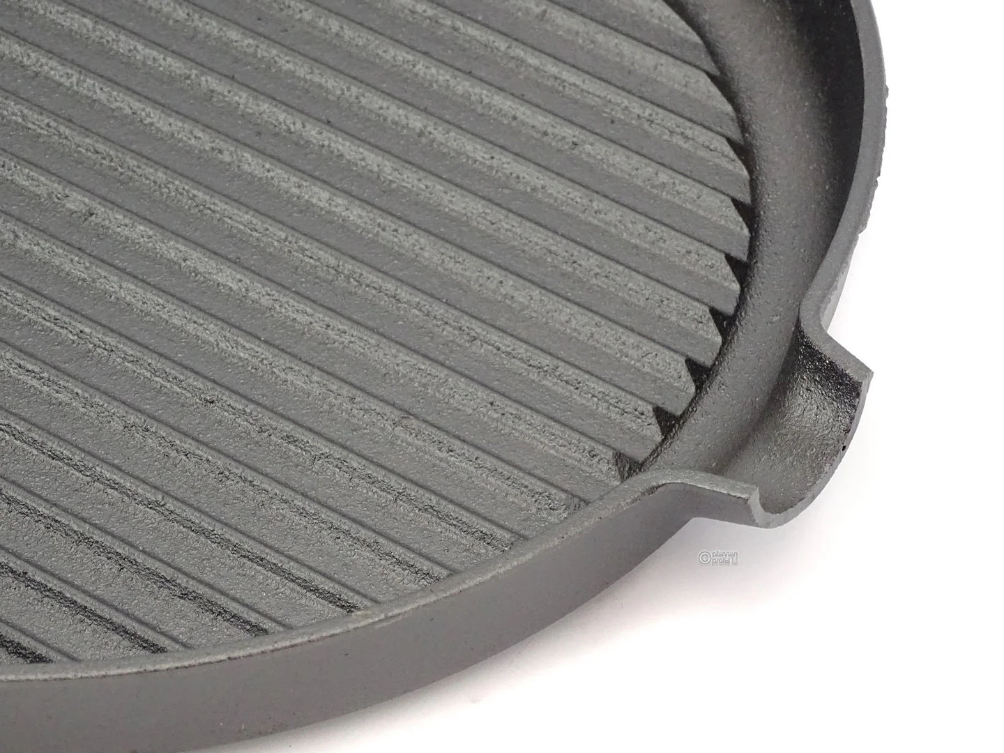 RONNEBY BRUK Gusseisen Grillpfanne MAESTRO 28 cm Edelstahlgriff, schon eingebrannt