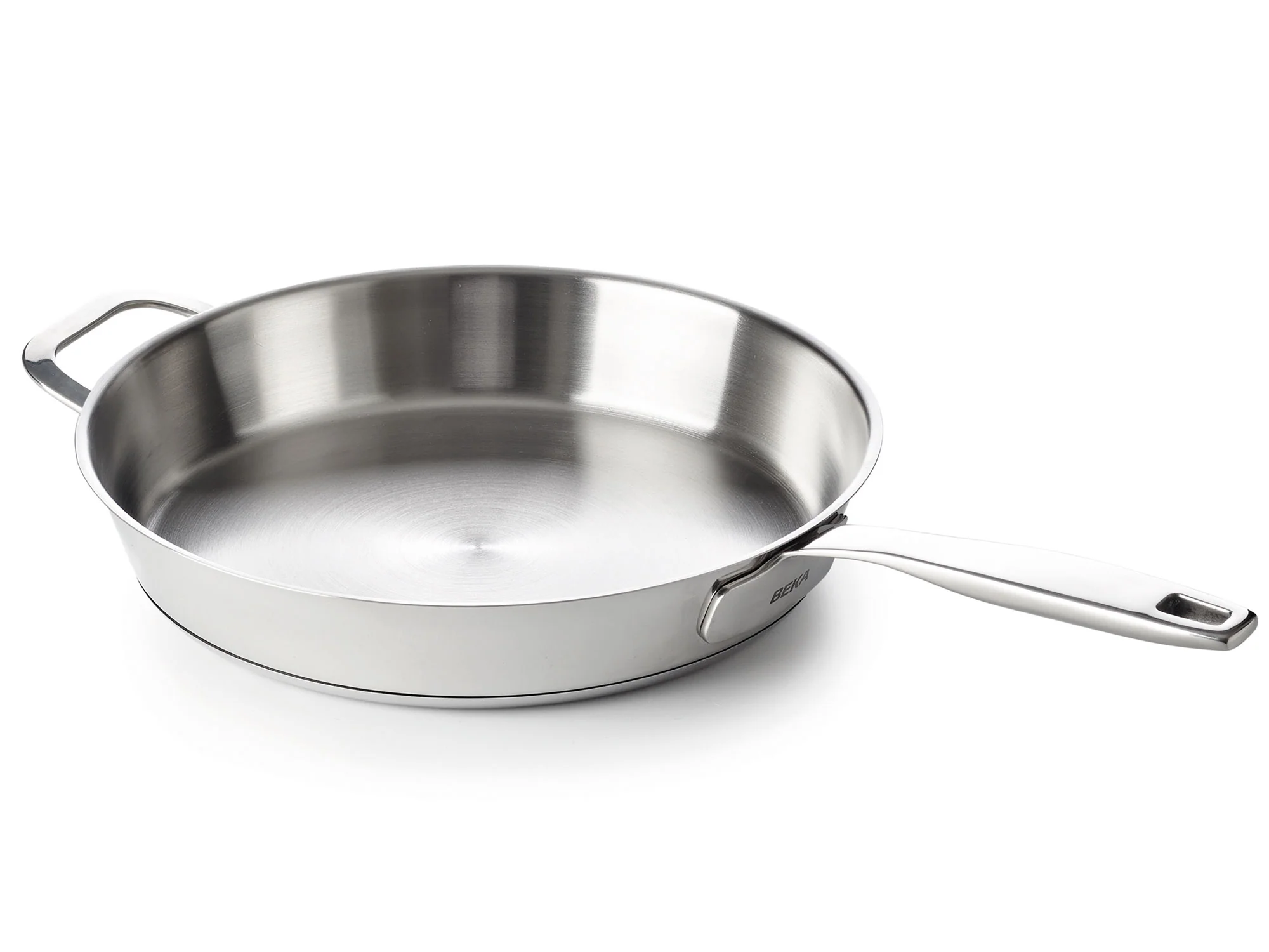 BEKA Bratpfanne MAESTRO 32 cm Edelstahl Pfanne unbeschichtet