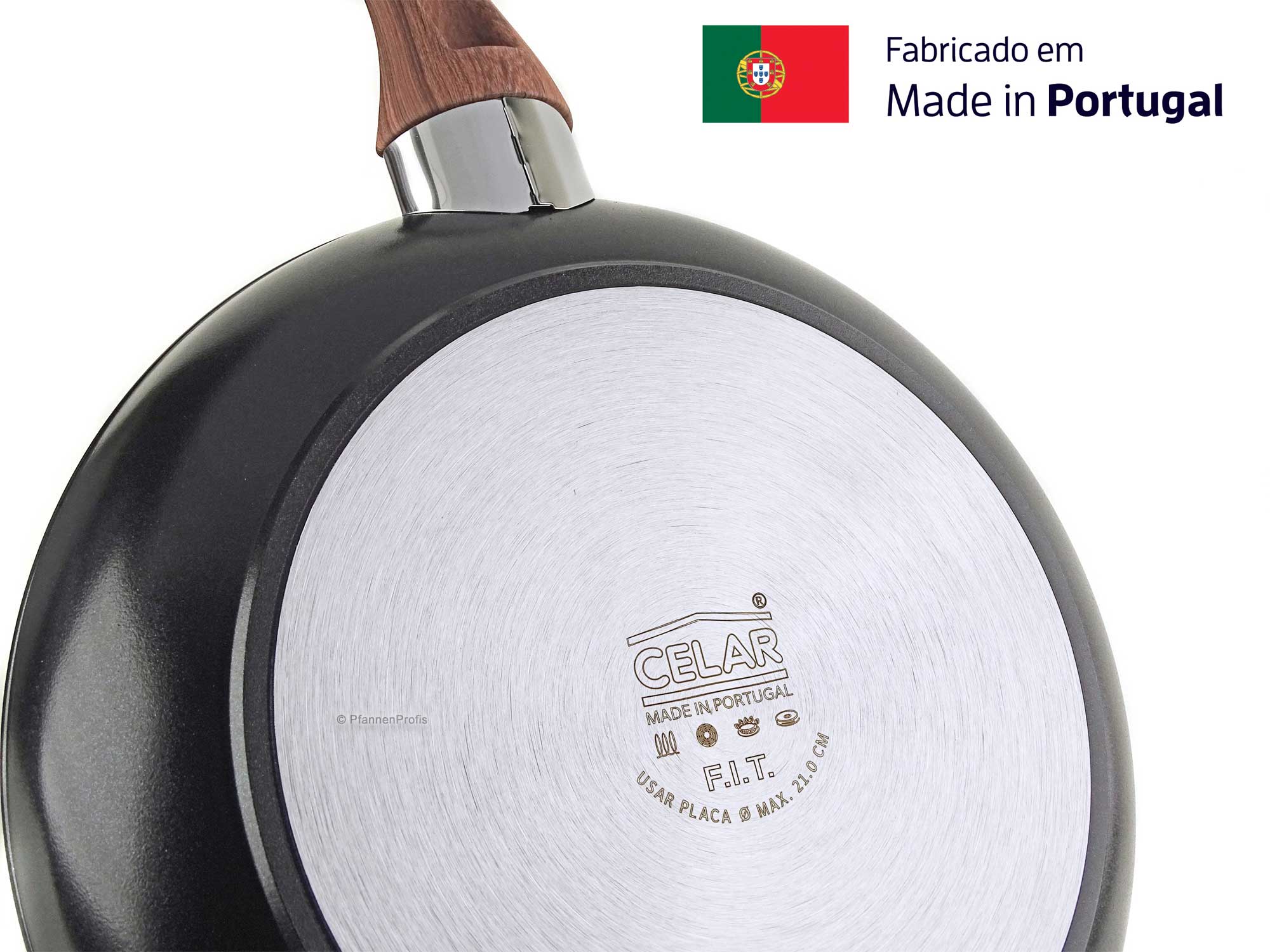 CELAR Bratpfanne CLASSY WOOD 28 cm keramikbeschichtet
