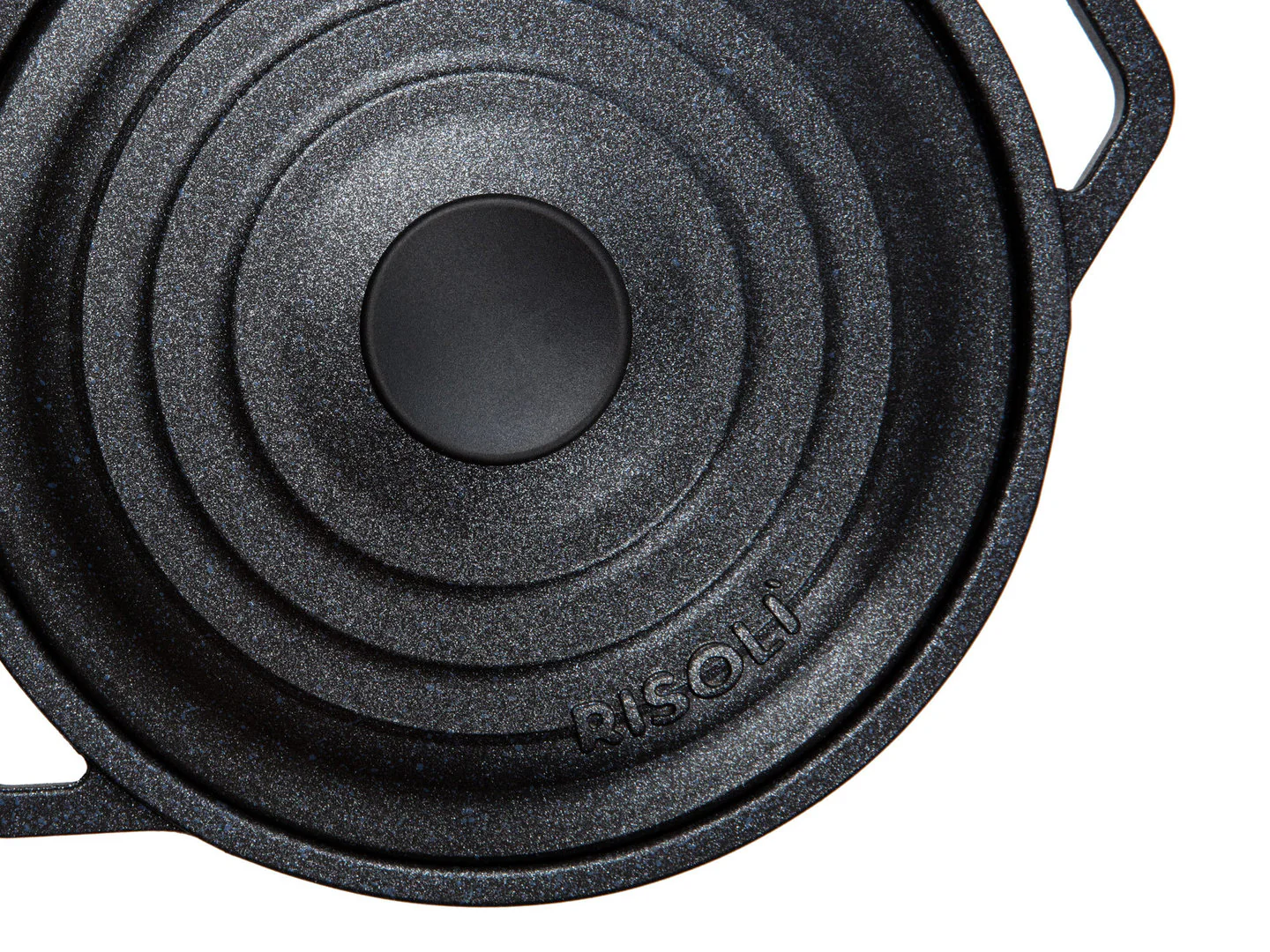 RISOLI Alu Guss Bräter Topf LE PIGNATTE 24 cm Cocotte rund Induktion