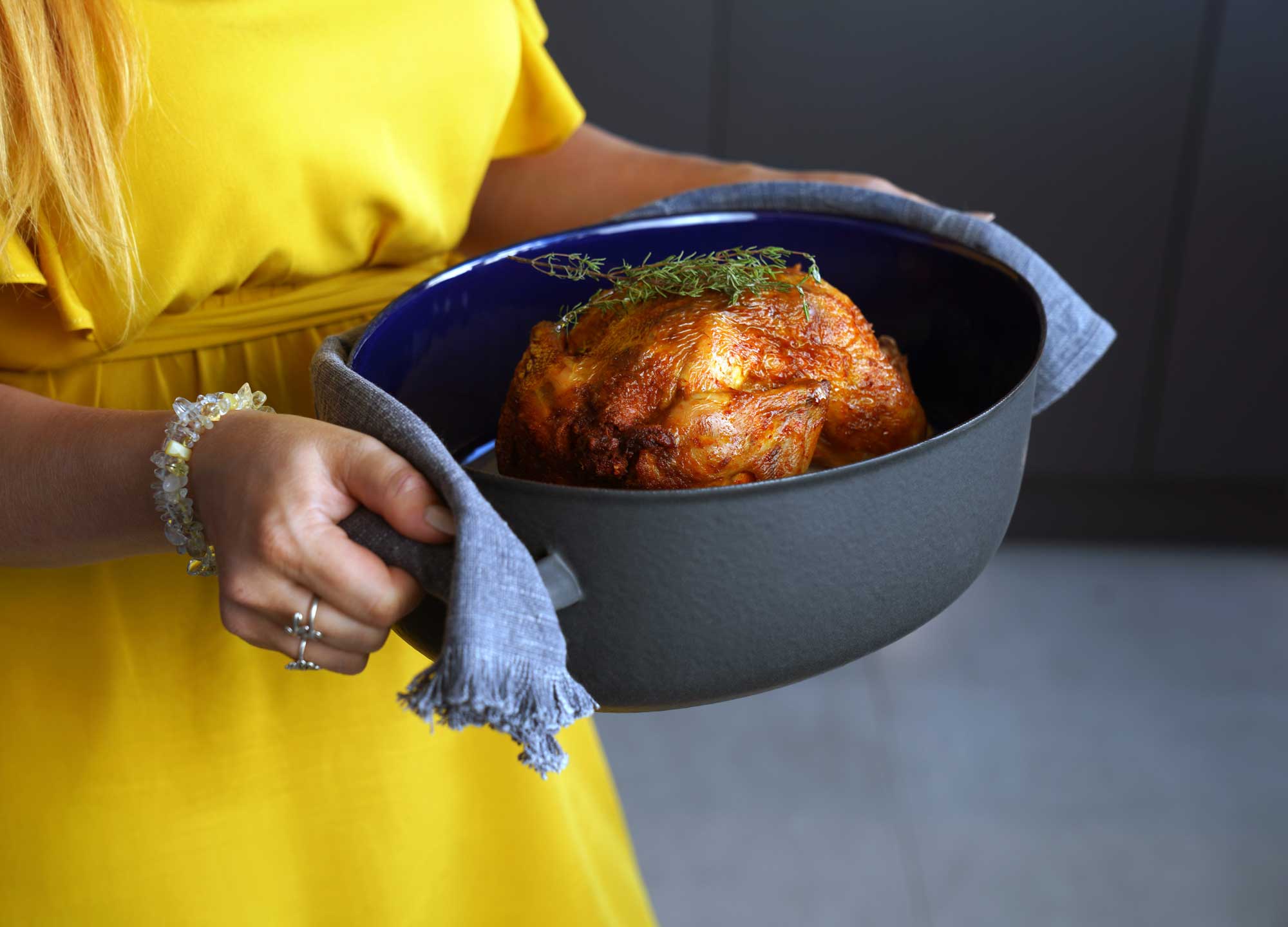 BELIS Stahl-Emaille Bräter STABIL EXTRA oval 32 x 24 cm mit Deckel