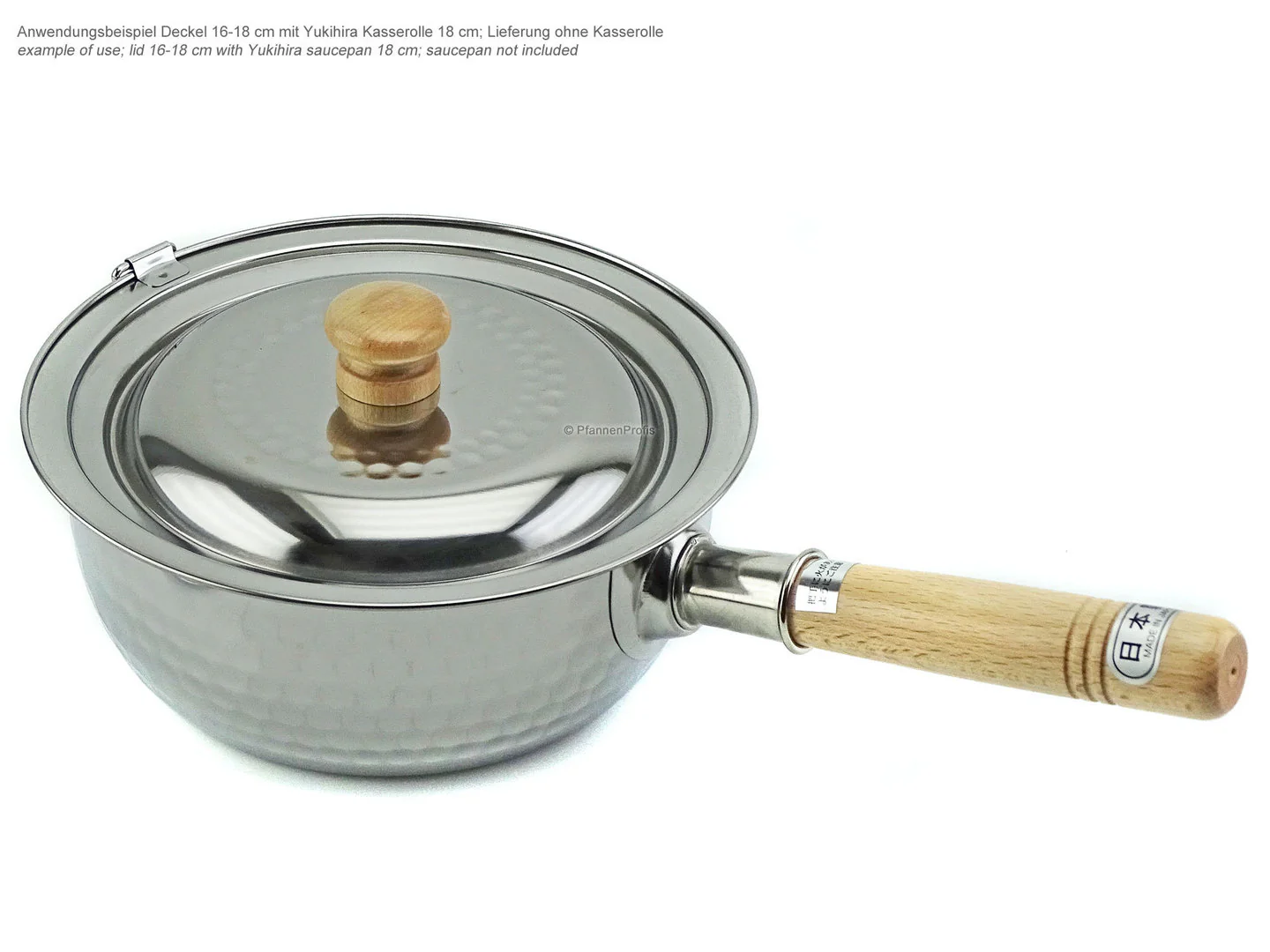 YOSHIKAWA Deckel für YUKIHIRA Kasserolle 16 und 18 cm