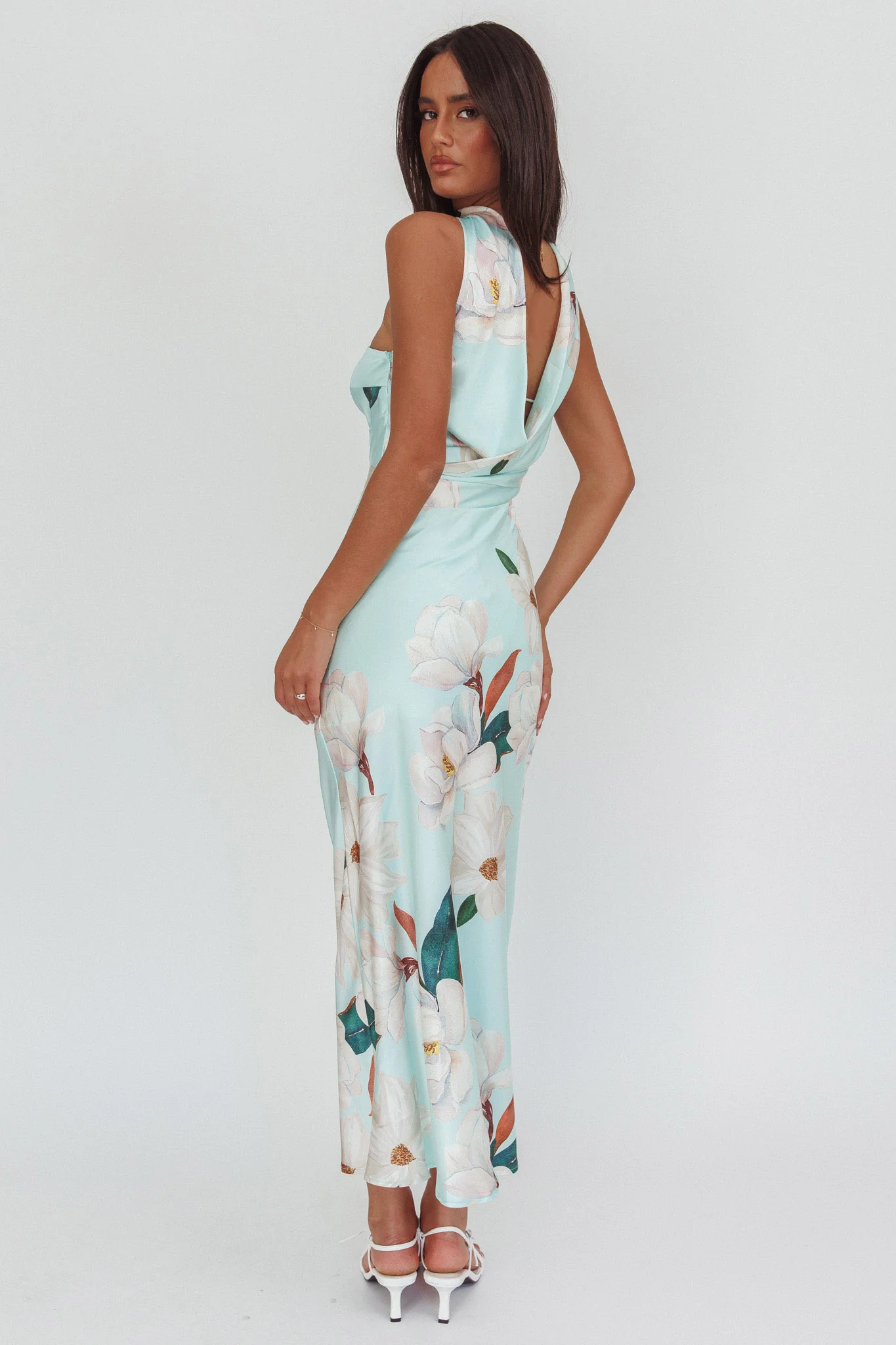 Damsel Reverse Halter Maxi Dress Magnolia Mint