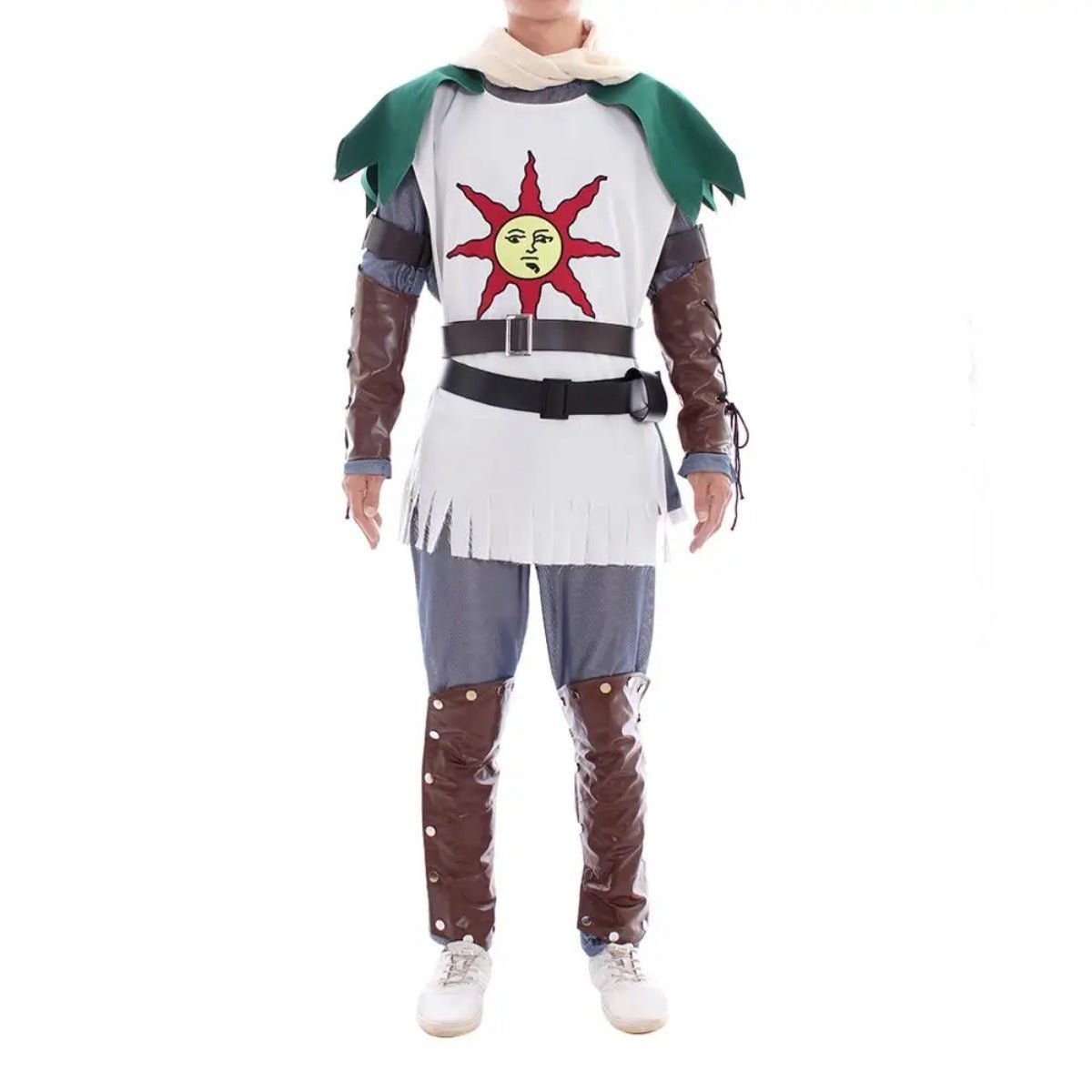 Sonnenkrieger Solaire Cosplay Kostüm - Premium Rollenspiel-Outfit für Fans von Dark Souls Anime