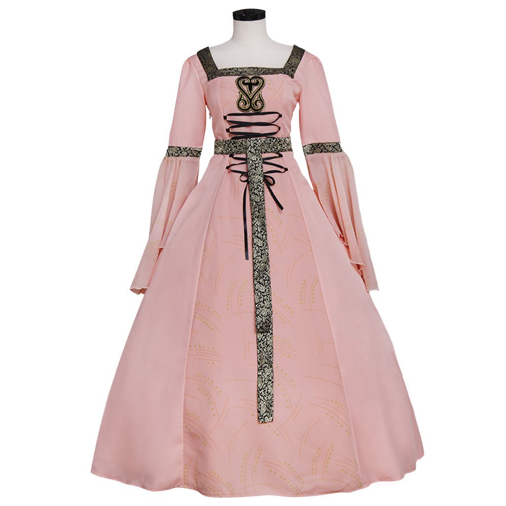 Rosa Mittelalter Renaissance TUDOR Hochzeits Ballkleid Kostüm
