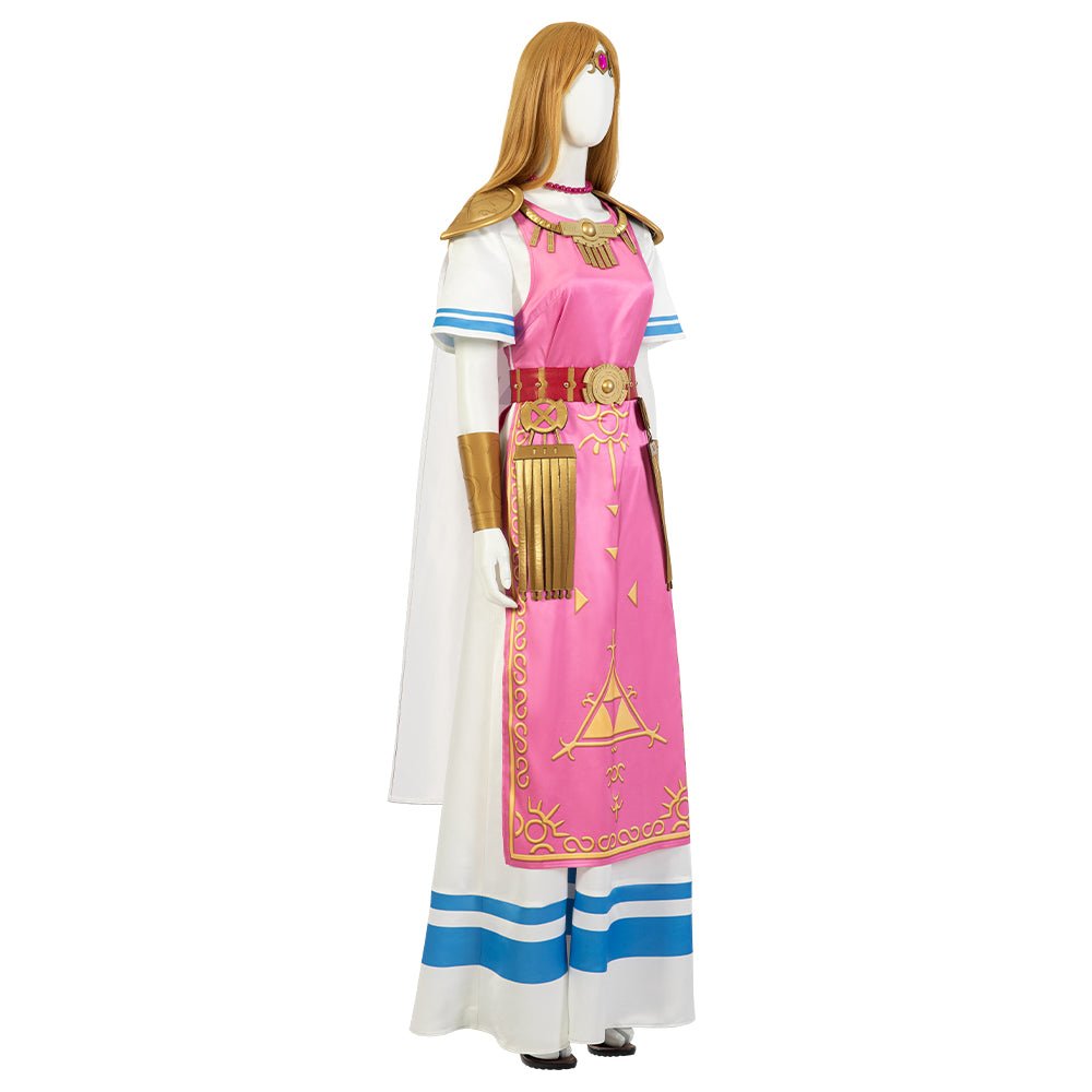 Super Smash Bros. Ultimate Prinzessin Zelda Rosa Cosplay Kostüm - Spiel Inspiriertes Outfit