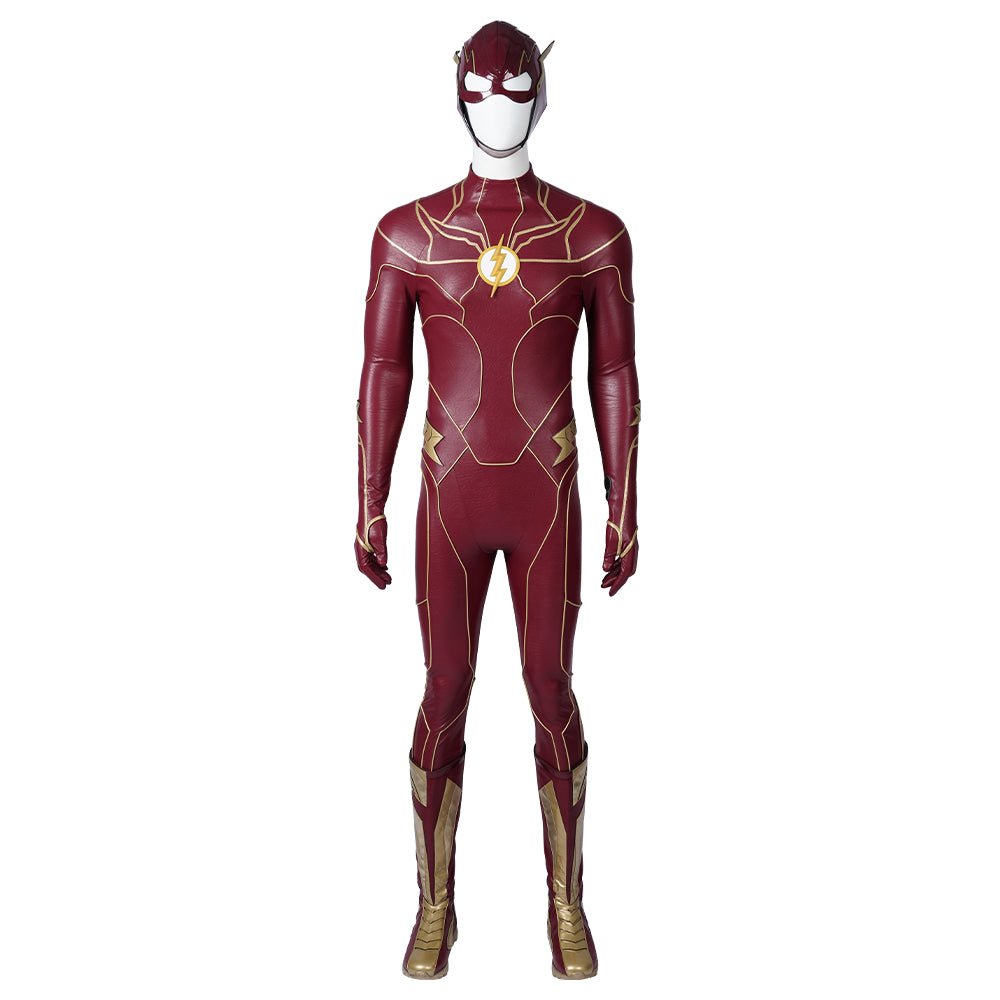 The Flash 2023 Halloween Cosplay Barry Allen Kostüm Ganzkörperanzug Set