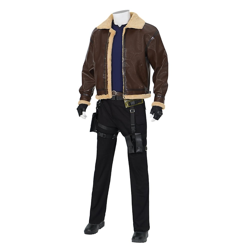 Resident Evil 4 Remake Leon S. Kennedy Cosplay Kostüm - Hochwertiges Spiel-Outfit