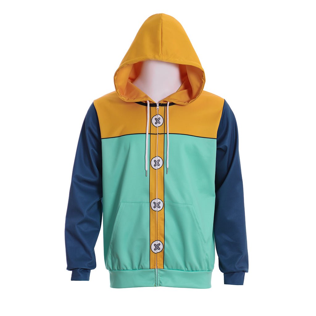 Die sieben Todsünden Feenkönig Harlequin Reißverschluss Kpop Pullover