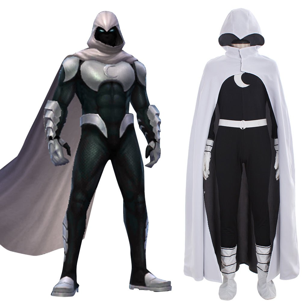 Moon Knight Schwarze Version Cosplay Kostüm (Inklusive Stiefelhuellen)