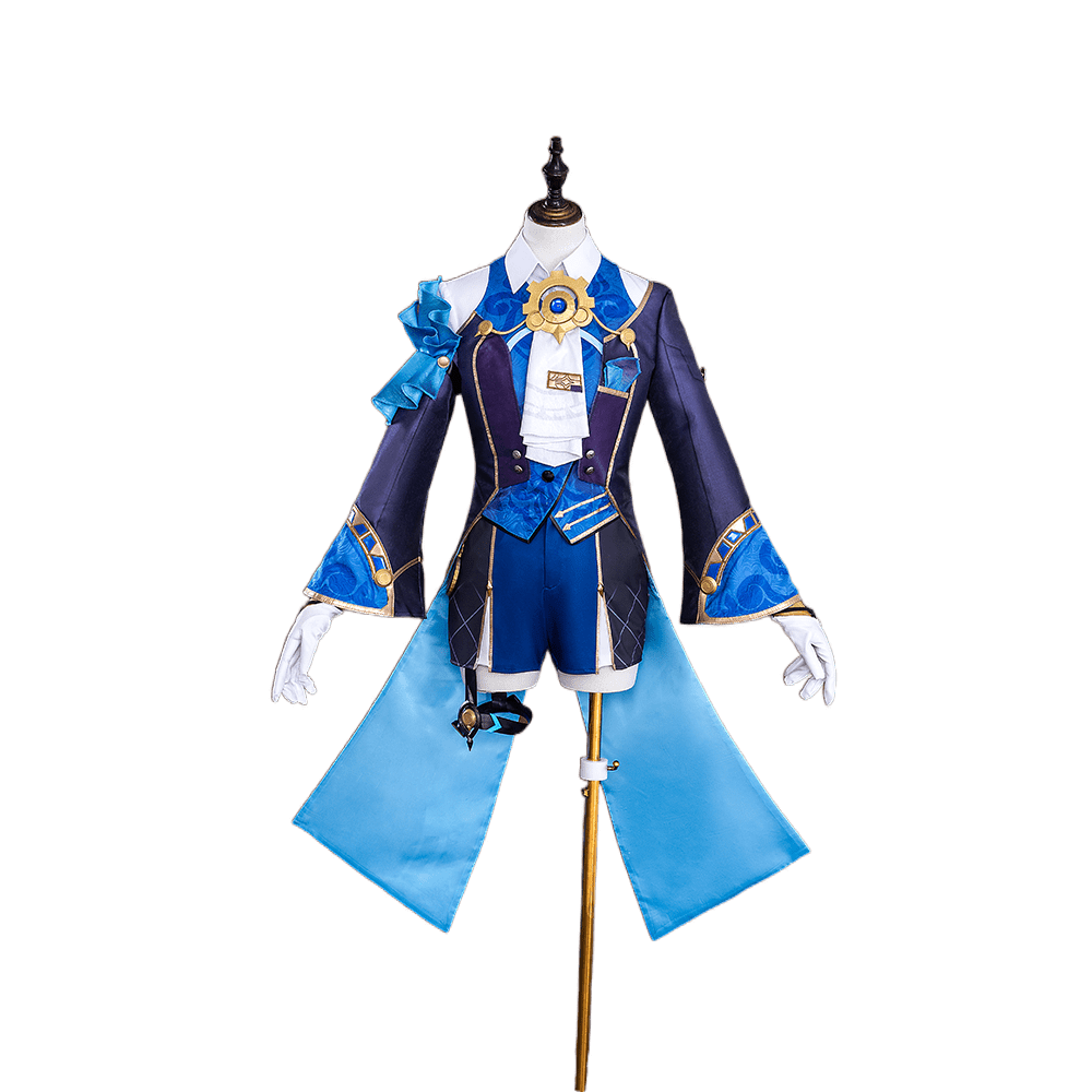 Honkai: Star Rail Misha Cosplay Kostüm - Galaktischer Abenteurer Uniform und Perücke Set
