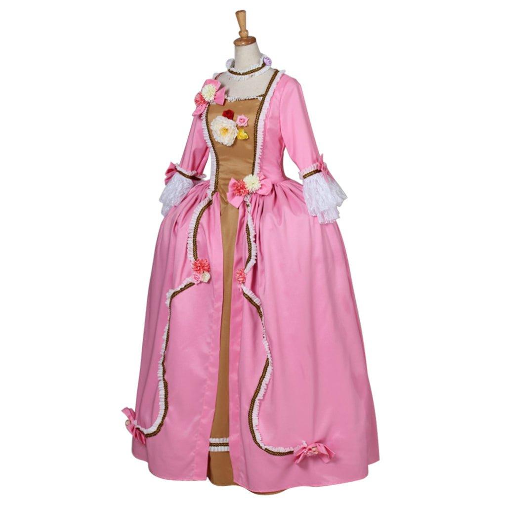 Damen Gotisches Abendkleid Rococo Ballkleid in Rosa | Viktorianisch, Renaissance, Kolonial, Prinzessin Stil