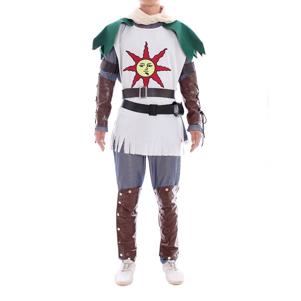 Solaire Kostüm Deluxe Ewiger Sonnenkrieger Cosplay Anzug Maßgeschneidertes Outfit