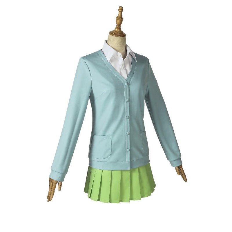 Die Quintessentiellen Quintuplets Cosplay Kostüm - Blaue Schuluniform Set für Damen Halloween