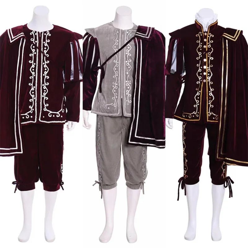 Männer Mittelalter Tudor König & Krieger Kostüm – Elizabethan Ritter Cosplay Outfit für Halloween | Silberkönig