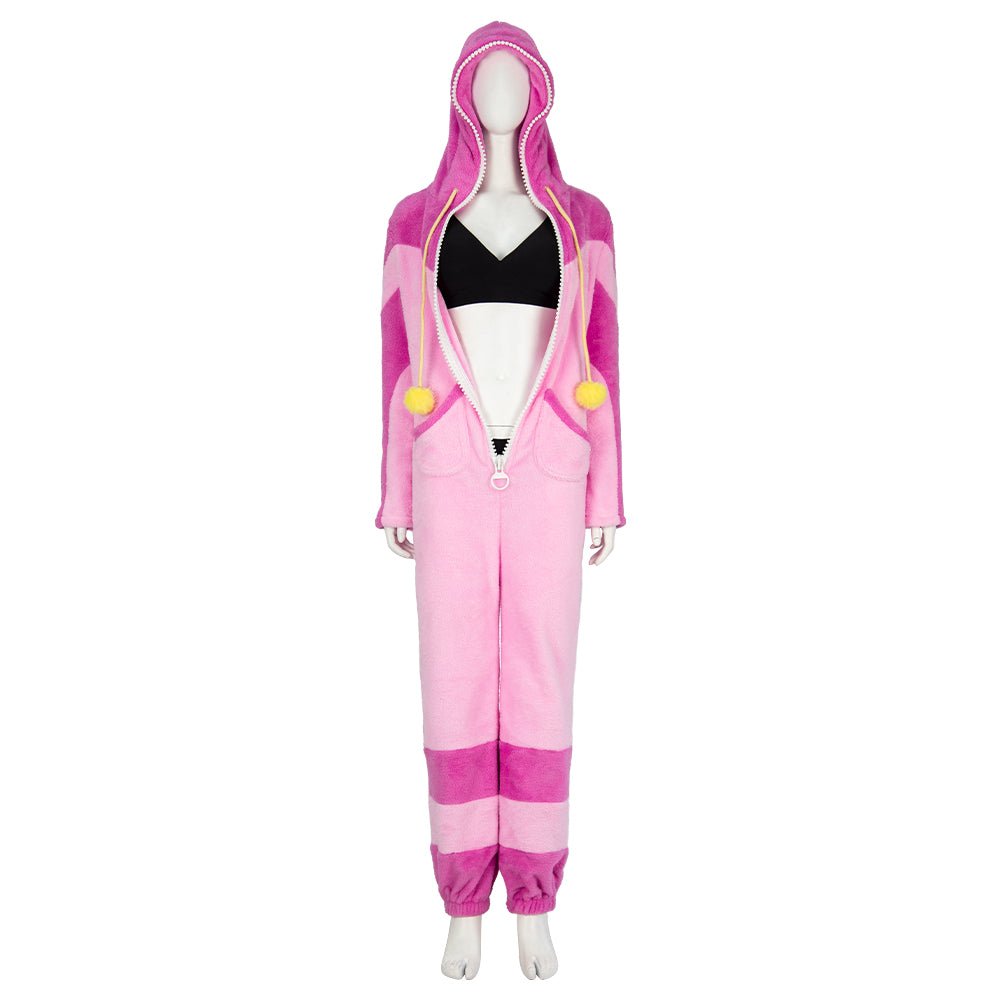 Han Juri Pyjama Version Cosplay Kostüm aus Street Fighter 6