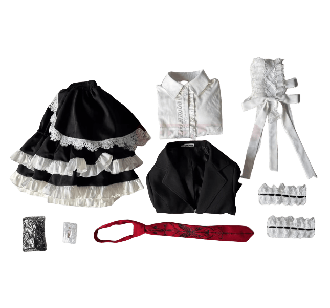 Celestia Ludenberg Cosplay Kostüm - Danganronpa: Trigger Happy Havoc Spiel Outfit