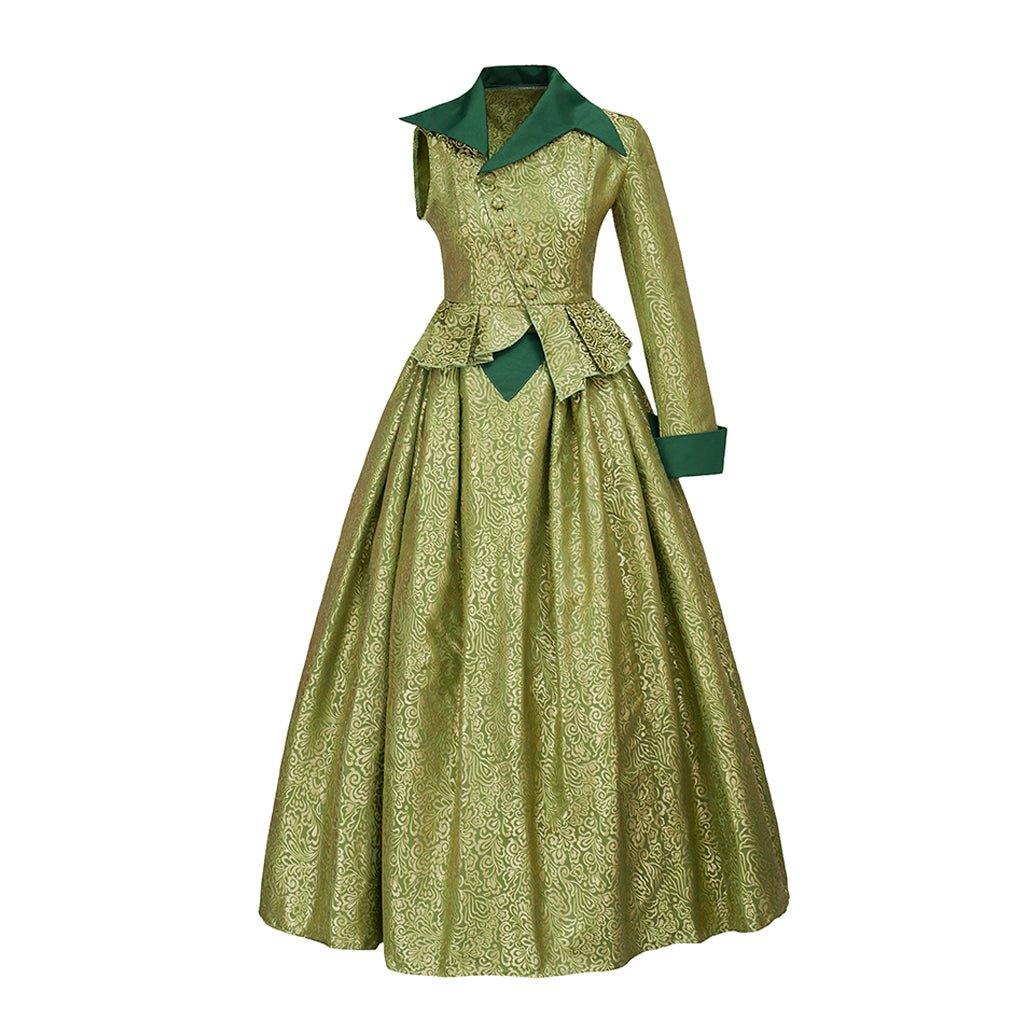 Hamilton Musical Einärmeliges Kleid Kostüm - Historisches Broadway Cosplay Outfit