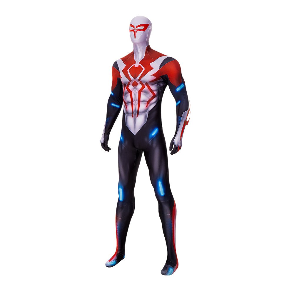 Spider-Man 2099 Miguel O'Hara Cosplay Anzug - Premium V2/V3 Männerkostüm für Fans & Veranstaltungen