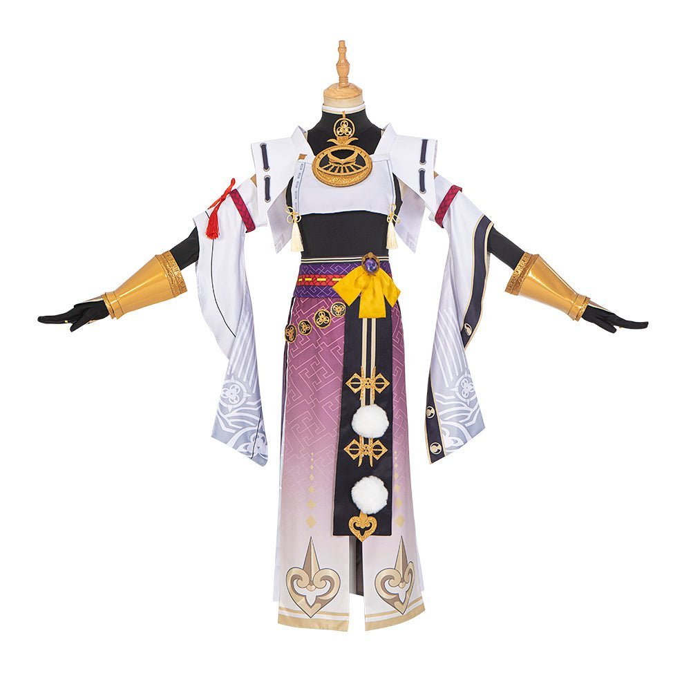 Kujou Sara - Genshin Impact Cosplay Kostüm Halloween Karneval Anime Outfit Maßgeschneidert