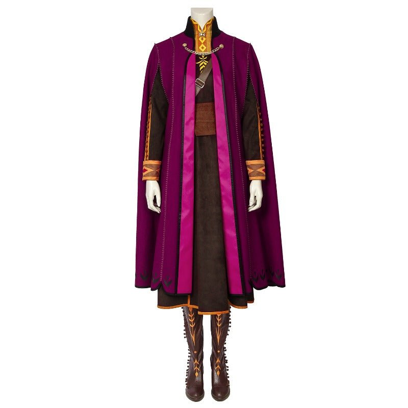 Episches Frozen II Anna Komplettset Mit Schuhen - Erlebe die Magie von Arendelle