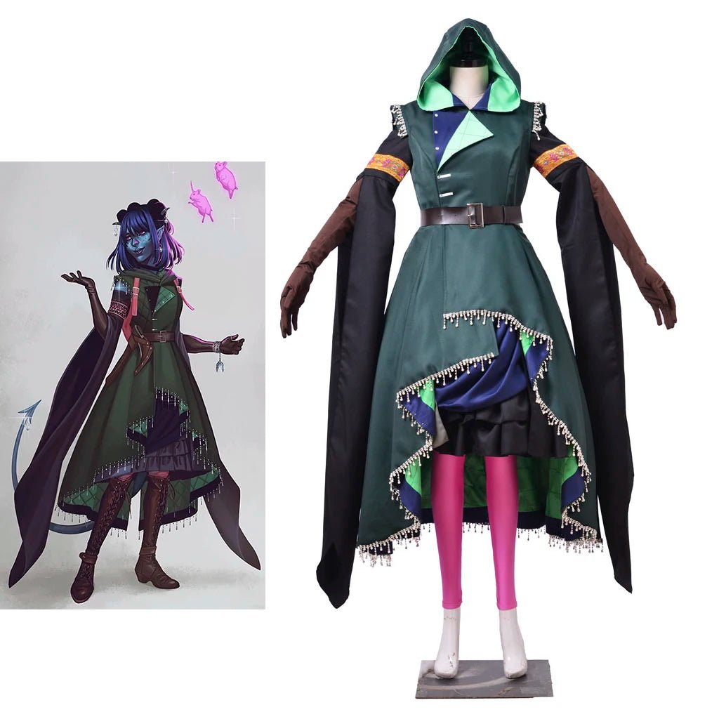 Spiel: Cyberpunk 2077 Jester Lavorre Cosplay Kostüm | Fantasie Reisender Kleid Uniform Anzug