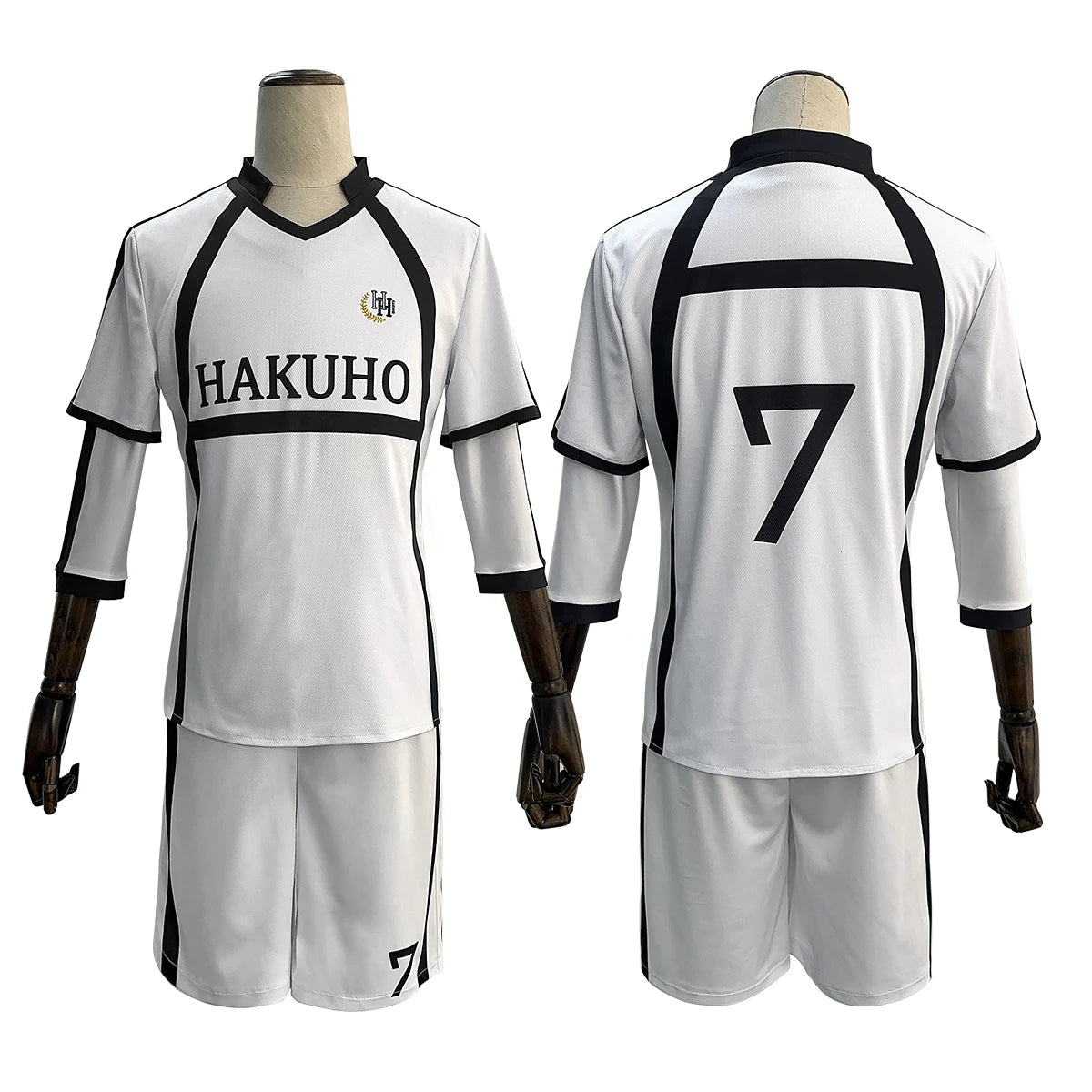 Blue Lock Anime Nagi NO.7 Reo Mikage NO.10 Cosplay Kostüm Trikot Perücke Rose Netz Fußball Soccer Uniform Sportbekleidung