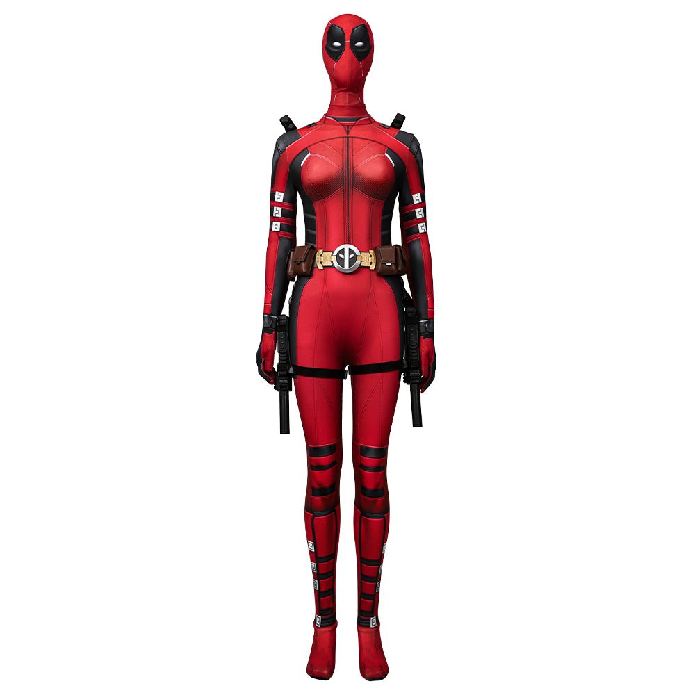 Deadpool 3 Deadpool & Wolverine Kidpool Wade Wilson Cosplay Hoodie – Damenversion