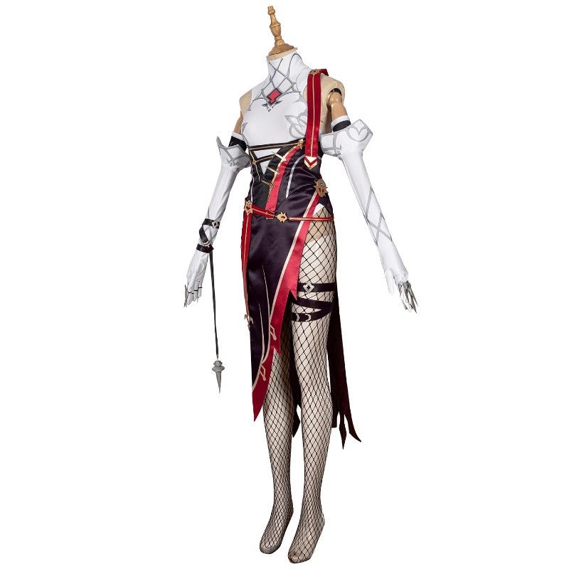 Genshin Impact Rosalia Cosplay Kostüm Halloween Karneval Outfit