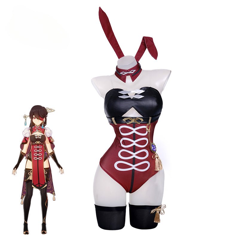 Beidou Bunny Girl Kostüm Genshin Impact Beidou Bunny Anzug Damen Jumpsuit Original Cosplay Kostüm Vollständiges Set