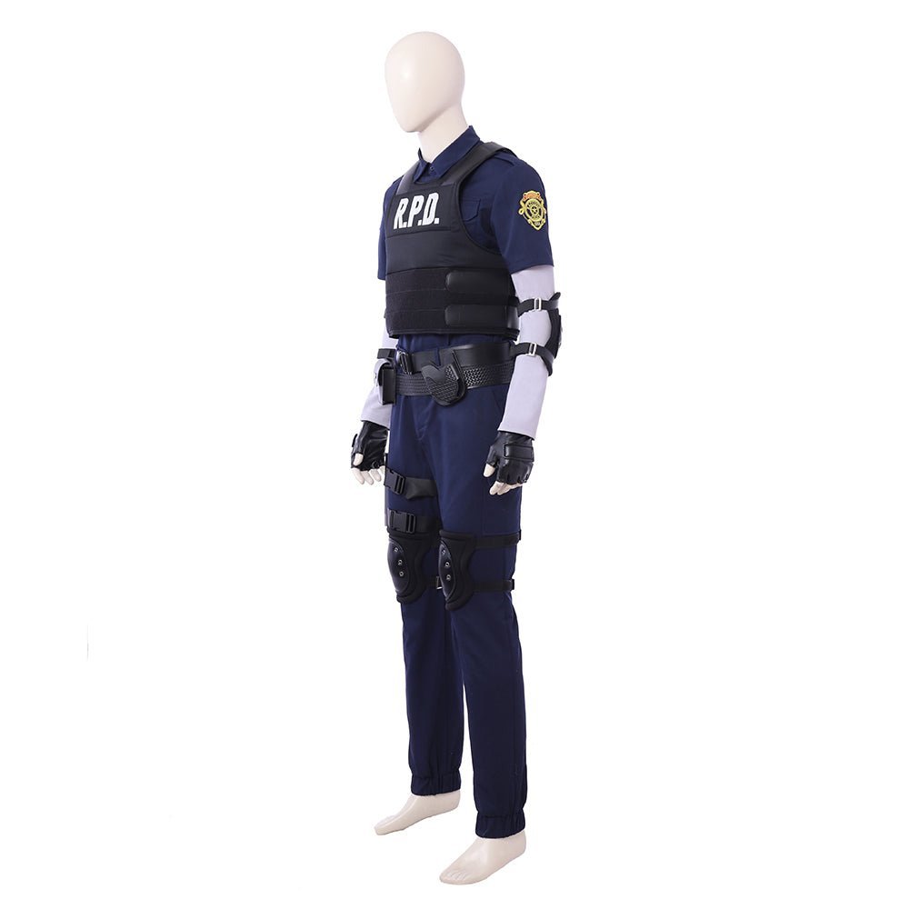 Resident Evil 2 Remake Leon S. Kennedy Cosplay Kostüm - Hochwertiges Spiel-Outfit
